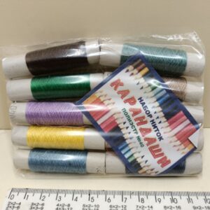 Нитки кольорові набір