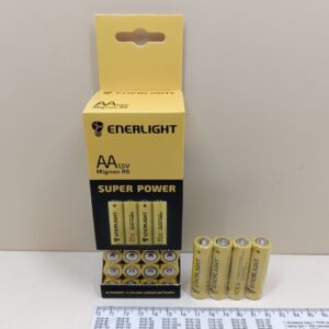 Батарейка ENERLIGHT SUPER POWER 1.5V AA (R6) Zink-Carbon(соляна)