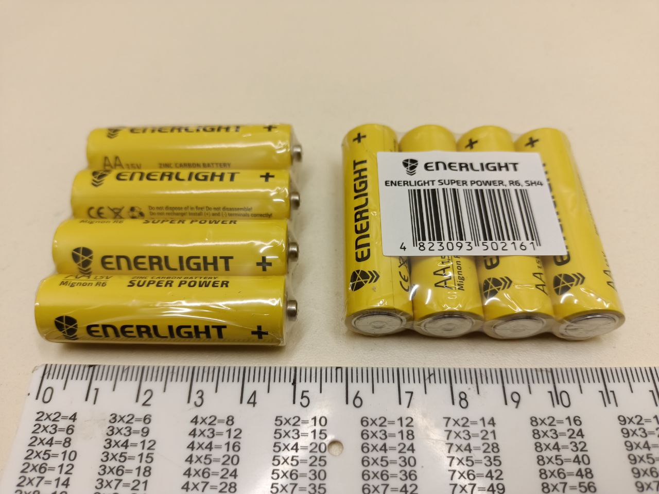 Батарейка ENERLIGHT SUPER POWER 1.5V AA (R6) Zink-Carbon(соляна) - Зображення 2