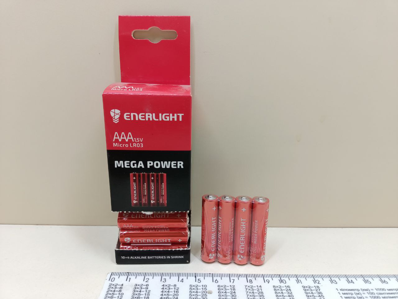 Батарейка Enerlight Mega Power LR03 AAA Alkaline 1,5V