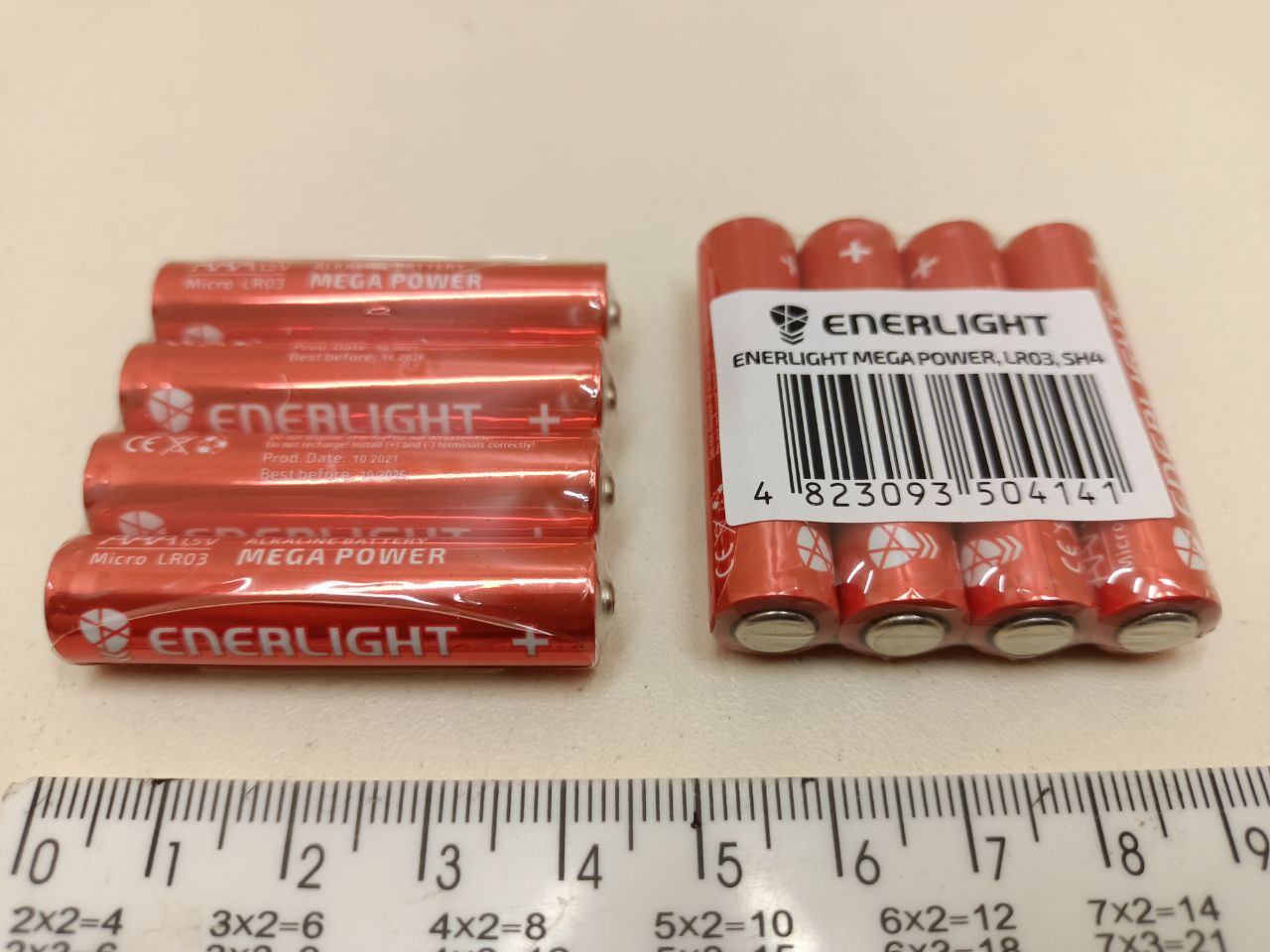 Батарейка Enerlight Mega Power LR03 AAA Alkaline 1,5V - Зображення 2