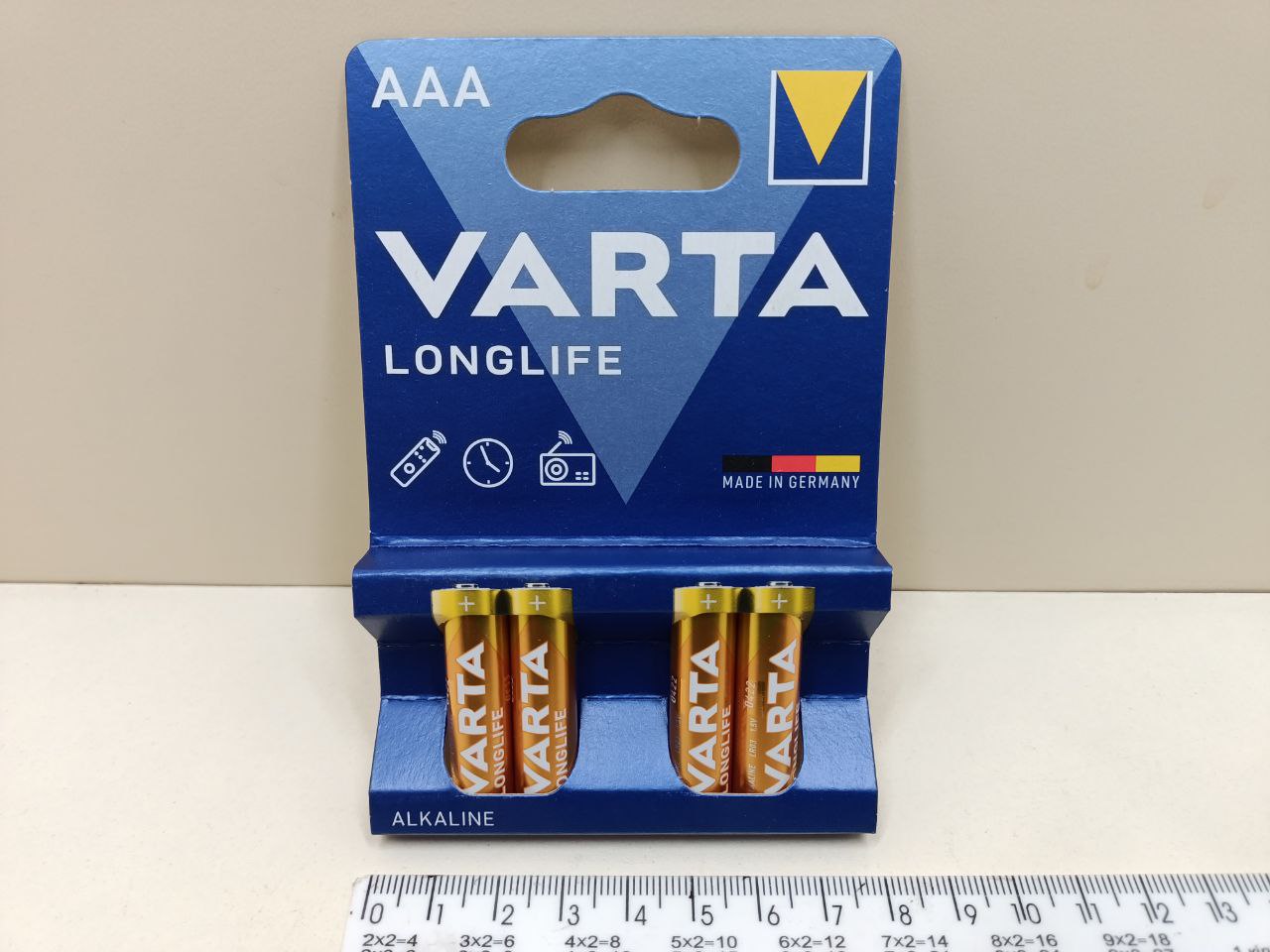 Батарейка Varta Longlife AAA R3 Alkaline