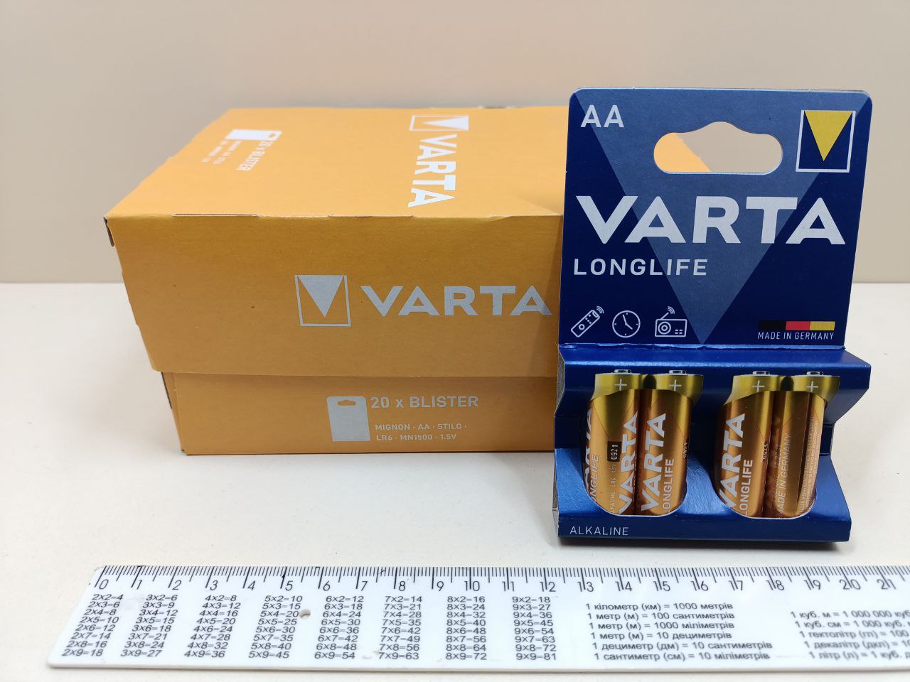 Батарейка Varta Longlife AA R6 Alkaline - Зображення 3