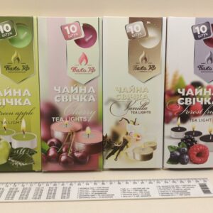 Свічка таблетка чайна ароматна (10 штук)