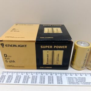 Батарейка бочка ENERLIGHT R20 D Super Power