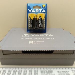 Батарейка бочка R20 Varta Super Heavy Duty сольова на блістері