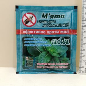 Таблетки від молі з запахом М’ята 55 г Global