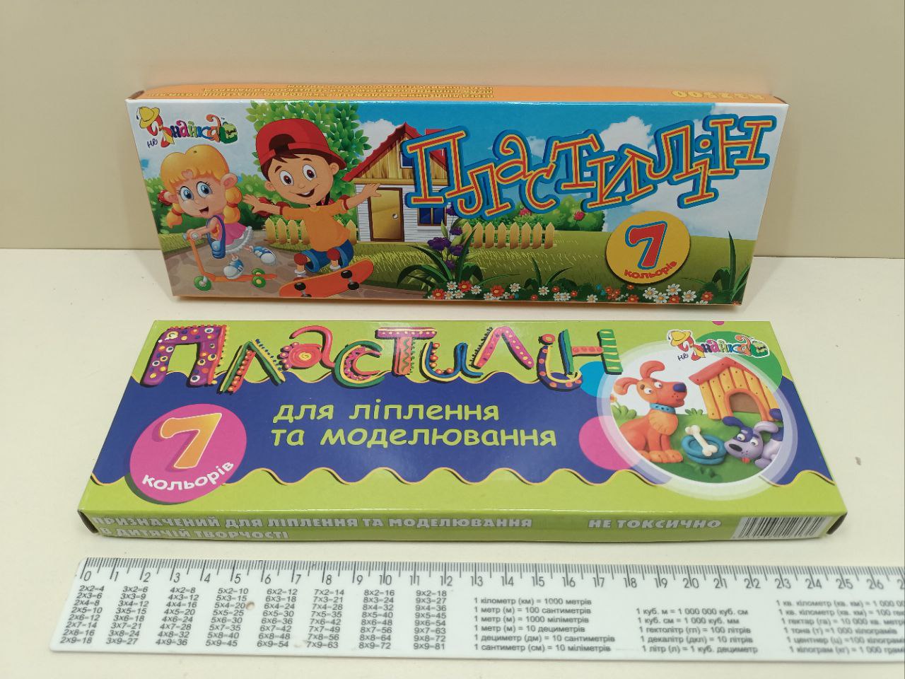 Пластилін Незнайка 7 кольорів