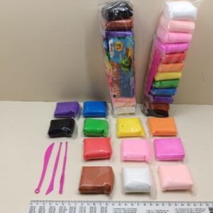 Легкий повітряний пластилін ( моделін) набір 12 штук