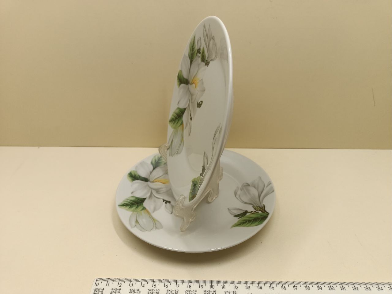 Тарілка дрібна кругла порцелянова Жасмин 7" 18 см - Зображення 3