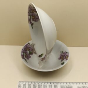 Салатник білий керамічний Орхідея 7″ 18 см Тарілка глибока