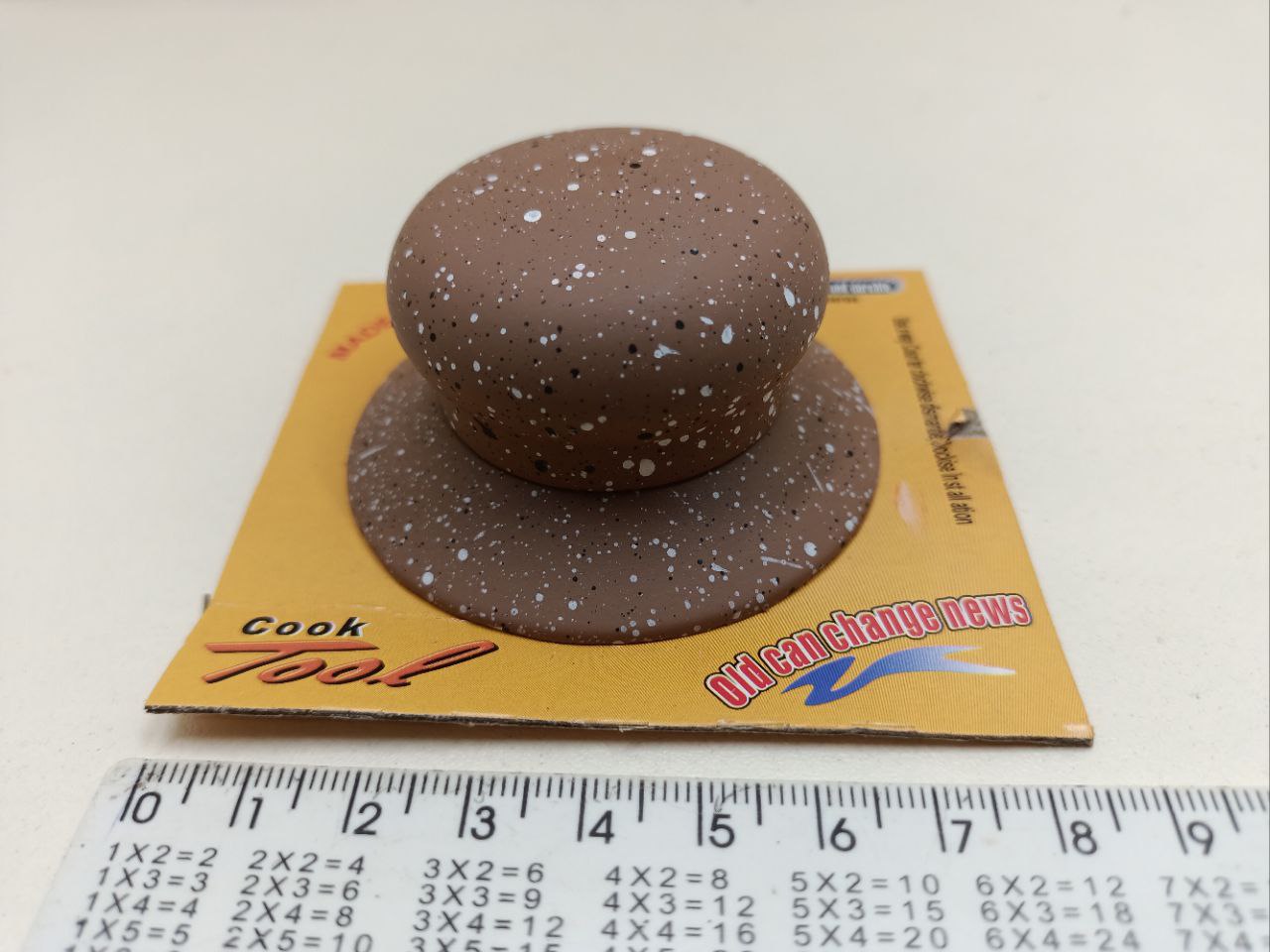 Ручка для кришки сковорідки,каструлі на блістері з силіконовим покриттям під мармур