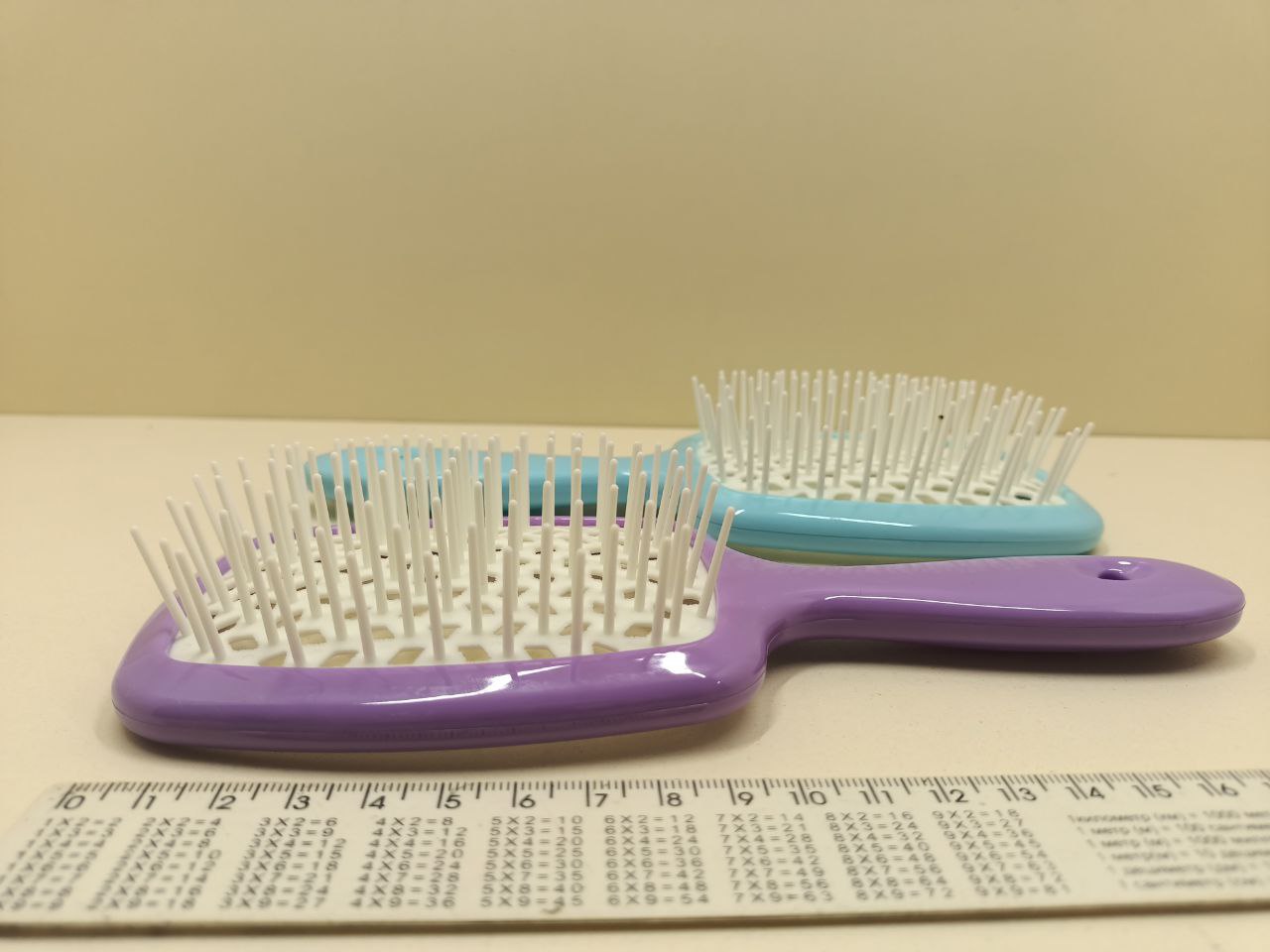 Гребінець продувний пластиковий з нейлоновими зубчиками Janeke Superbrush / Щітка для волосся масажна Janeke - Зображення 4